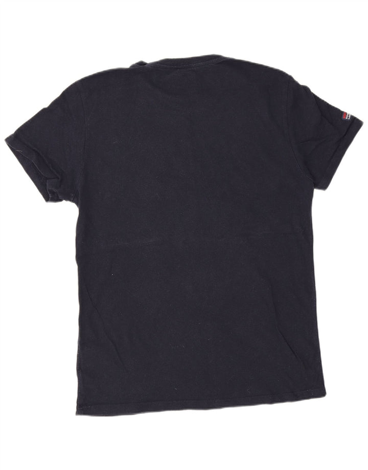 Superdry Herren-T-Shirt mit Grafik, Größe L, Marineblau, Baumwolle
