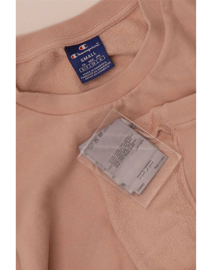 Champion Herren-Sweatshirt, Pullover, Größe S, rosa, Baumwolle