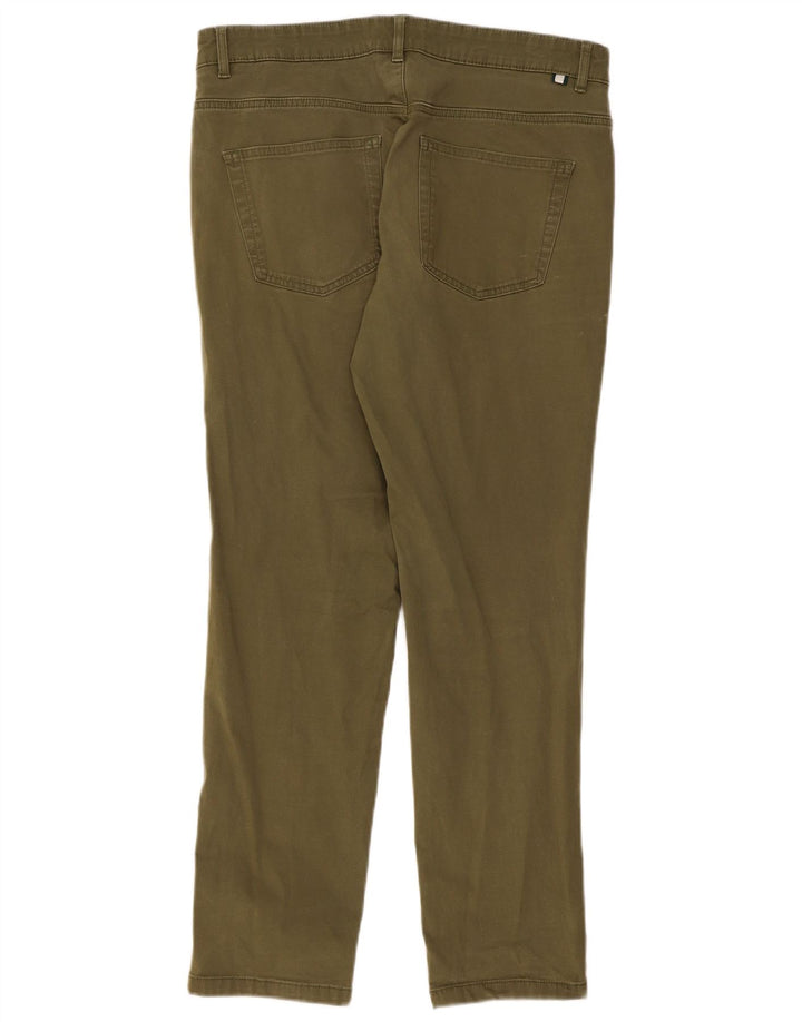 Ted Baker Slim Freizeithose für Herren, W32, L29, Khaki, Baumwolle