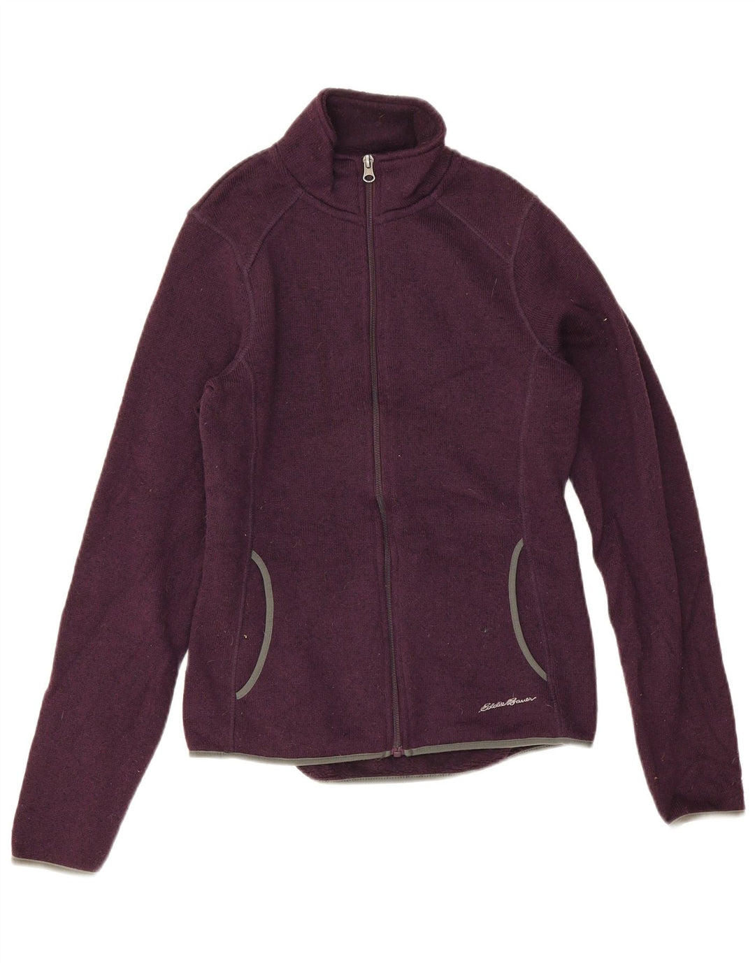 Eddie Bauer Damen-Trainingsanzug-Oberteiljacke UK 10 Small Purple Flecked