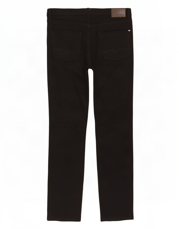 Hugo Boss Mens Slim Jeans W36 L36 Black Cotton