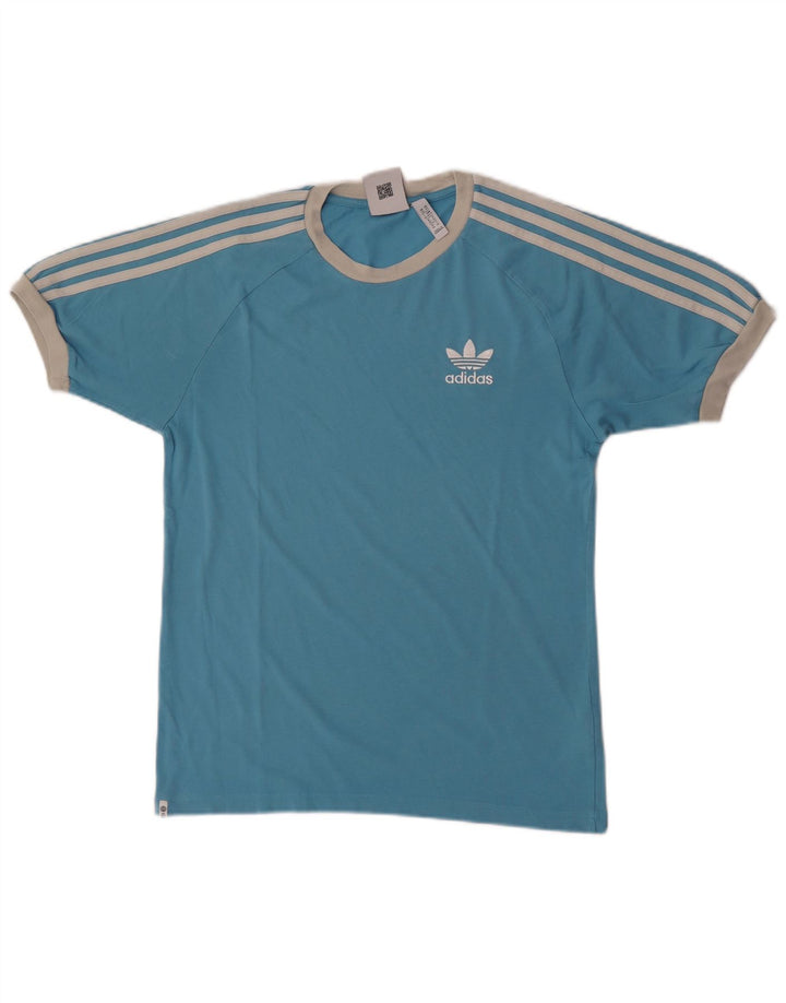Adidas Herren T-Shirt Top XS Blau Polyester