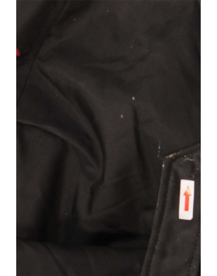 Vintage Herren Loose Fit Utility Jacke UK 38 Medium Schwarz Polyamid