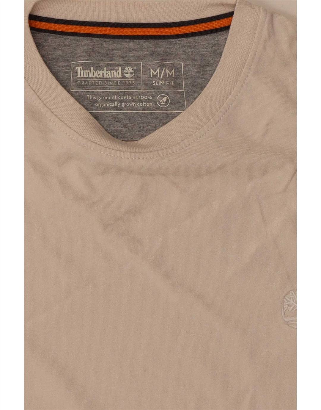 Timberland Herren Slim Fit T-Shirt Top Medium Off White