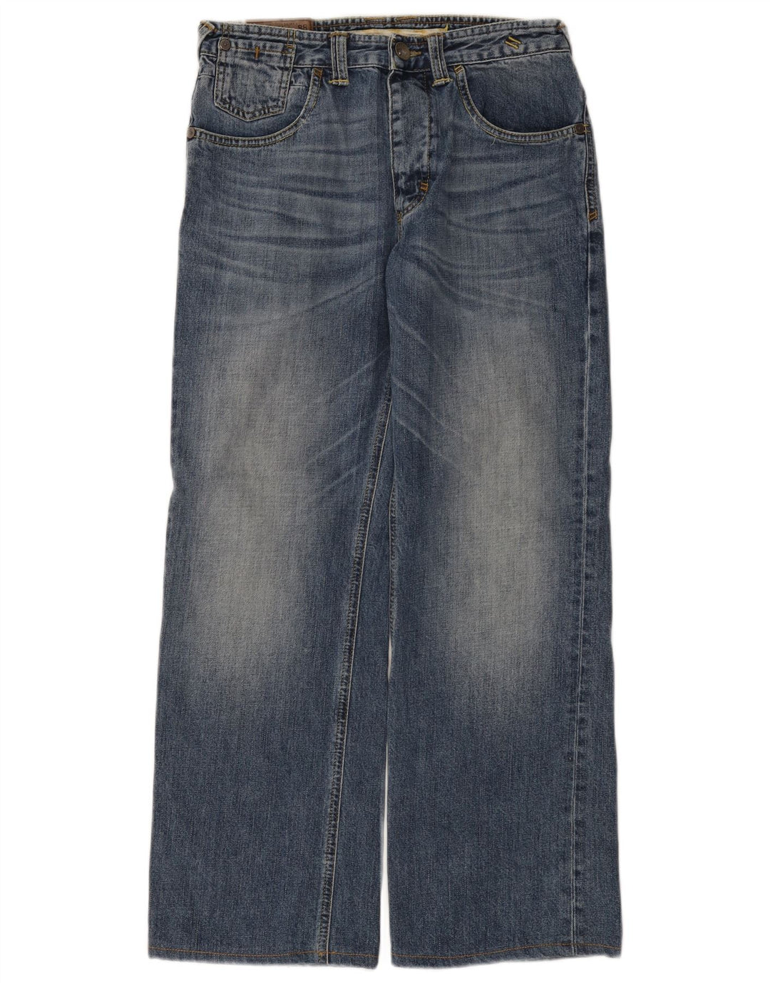Fat Face Herren-Jeans mit weitem Bein, W30 L29, blaue Baumwolle
