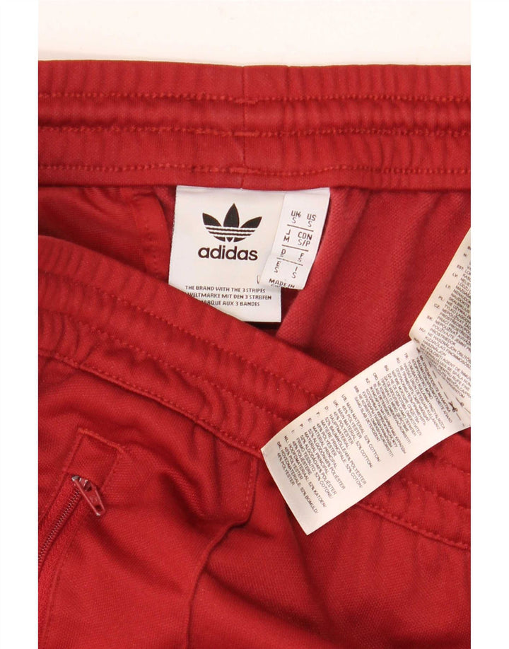 Adidas Herren-Trainingshose, klein, aus roter Baumwolle