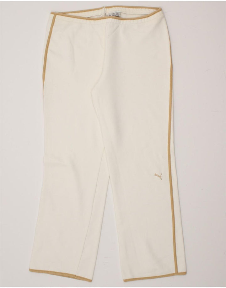 PUMA Womens Tracksuit Trousers UK 16 Large Beige Vintage Puma and Second-Hand Puma from Messina Hembry 