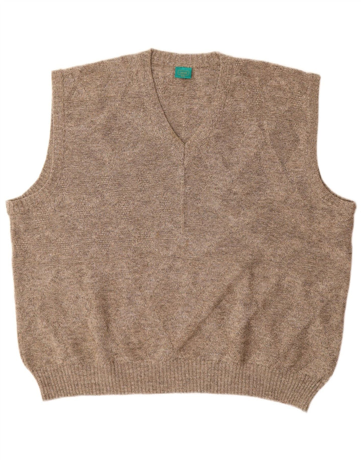 Canda Herren Weste Tank Top 2XL Beige Acryl