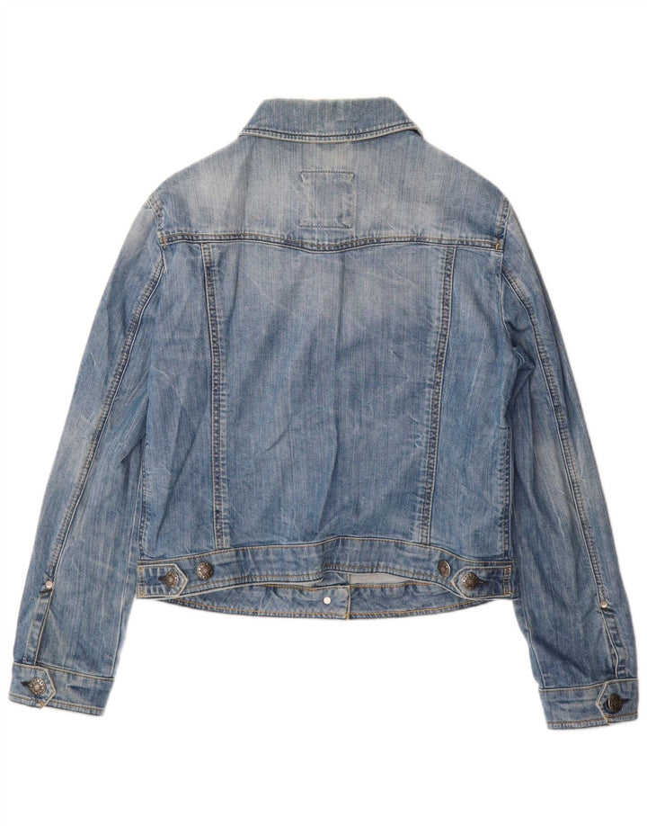 ESPRIT Damen Jeansjacke UK 20 2XL Blaue Baumwolle