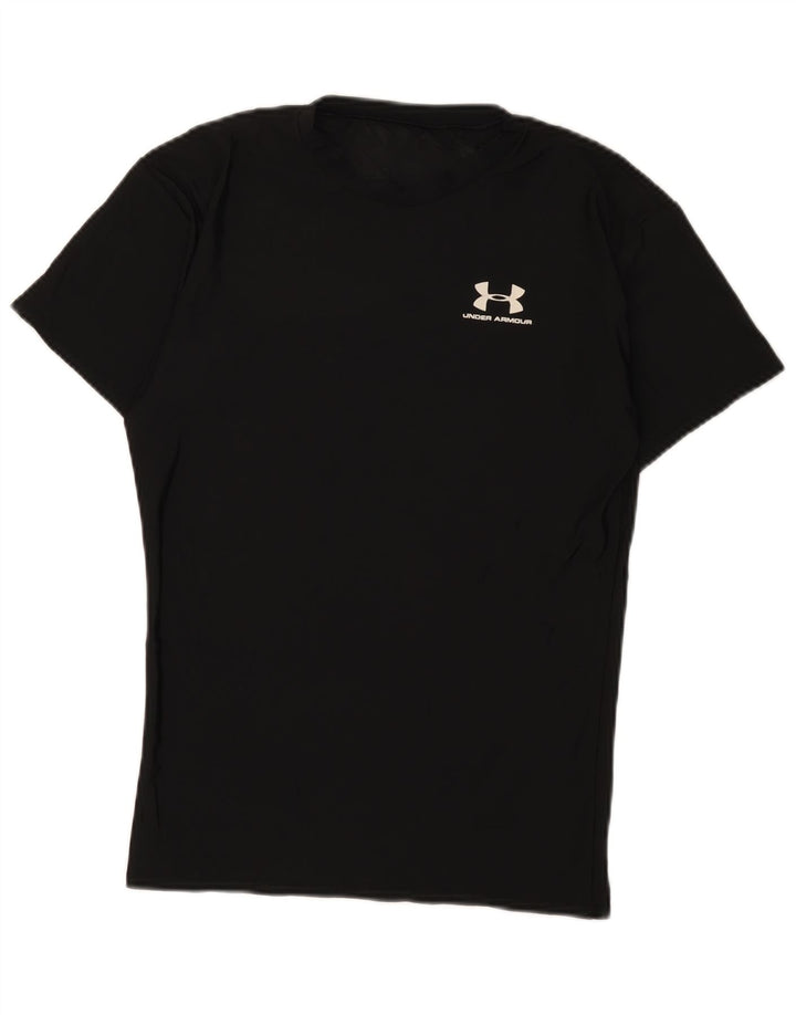 Under Armour Herren T-Shirt Top Small Schwarz Baumwolle