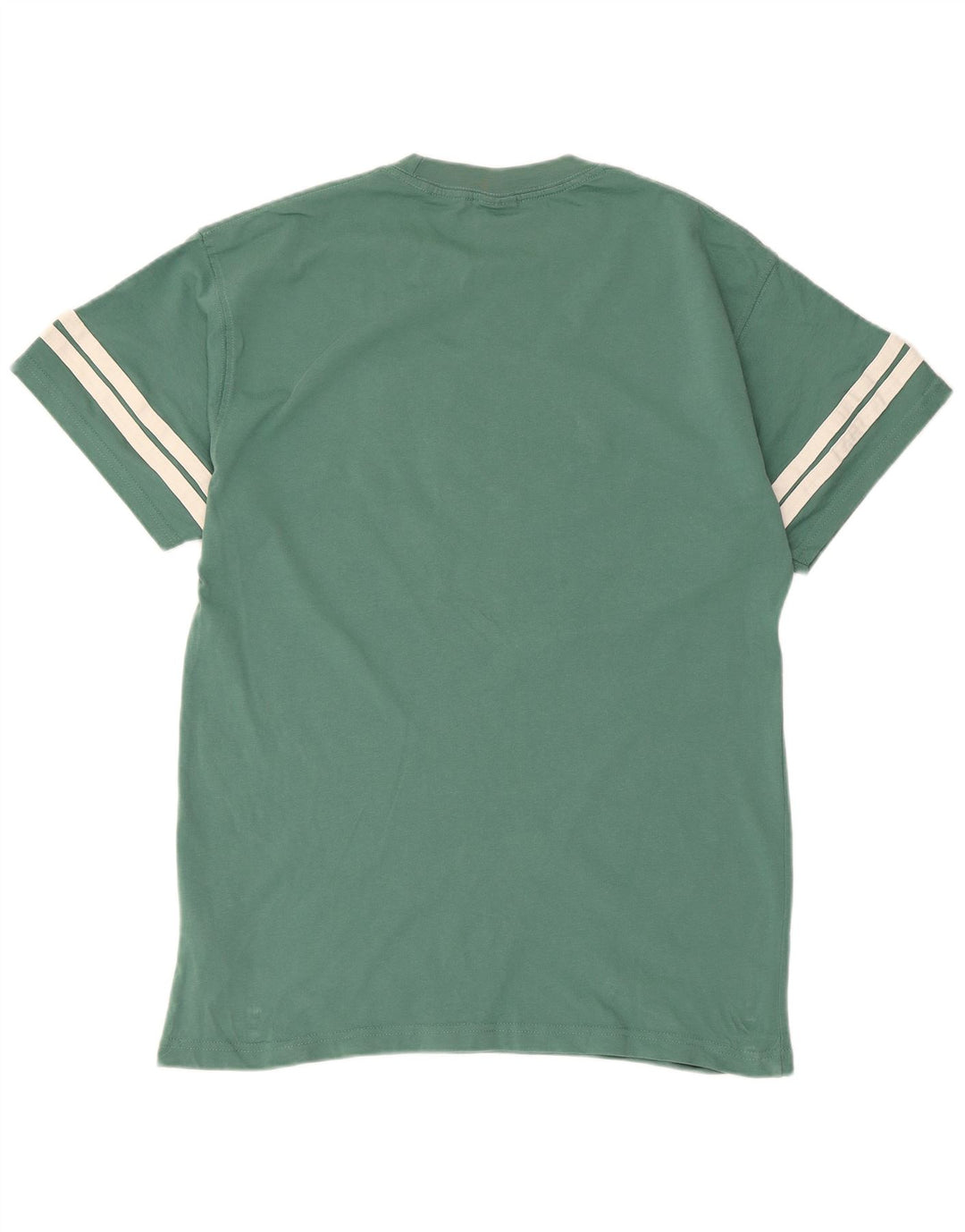 Nike Herren Grafik-T-Shirt-Oberteil aus mittelgrüner Colourblock-Baumwolle