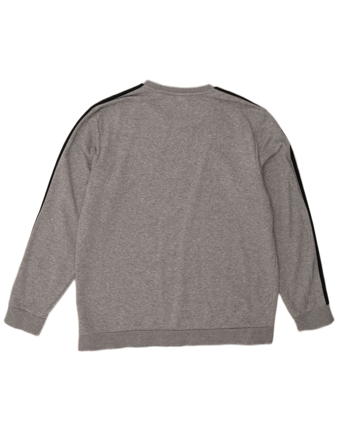 Adidas Herren Sweatshirt Pullover XL Grau gefleckte Baumwolle