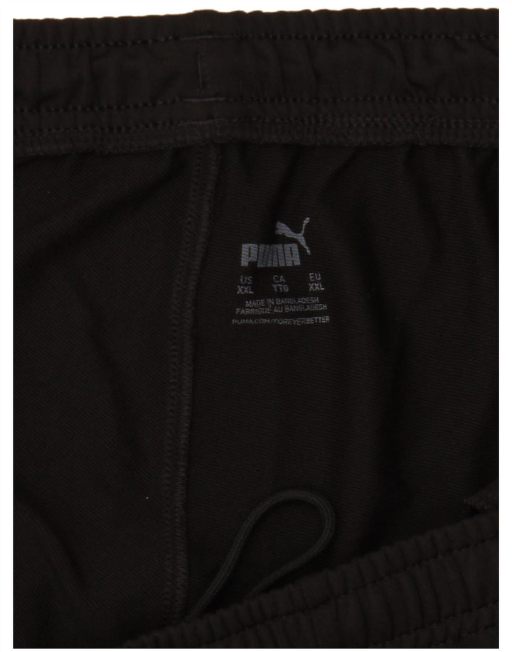 PUMA Herren-Trainingshose 2XL, Schwarz, Farbblock