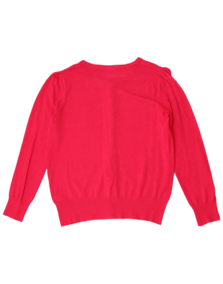 Marks & Spencer Damen-Cardigan-Pullover UK 10 Small Rosa Viskose