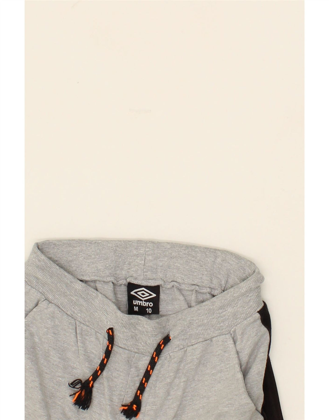 UMBRO Boys Sport Shorts 9-10 Years Medium Grey Colourblock Cotton Vintage Umbro and Second-Hand Umbro from Messina Hembry 