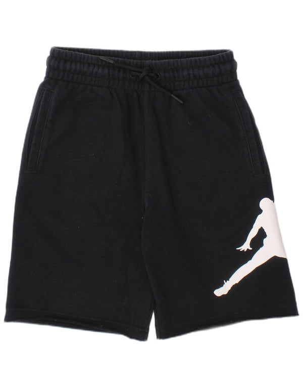 JORDAN Jungen-Sportshorts mit Grafik, 8–9 Jahre, Größe S, schwarze Baumwolle