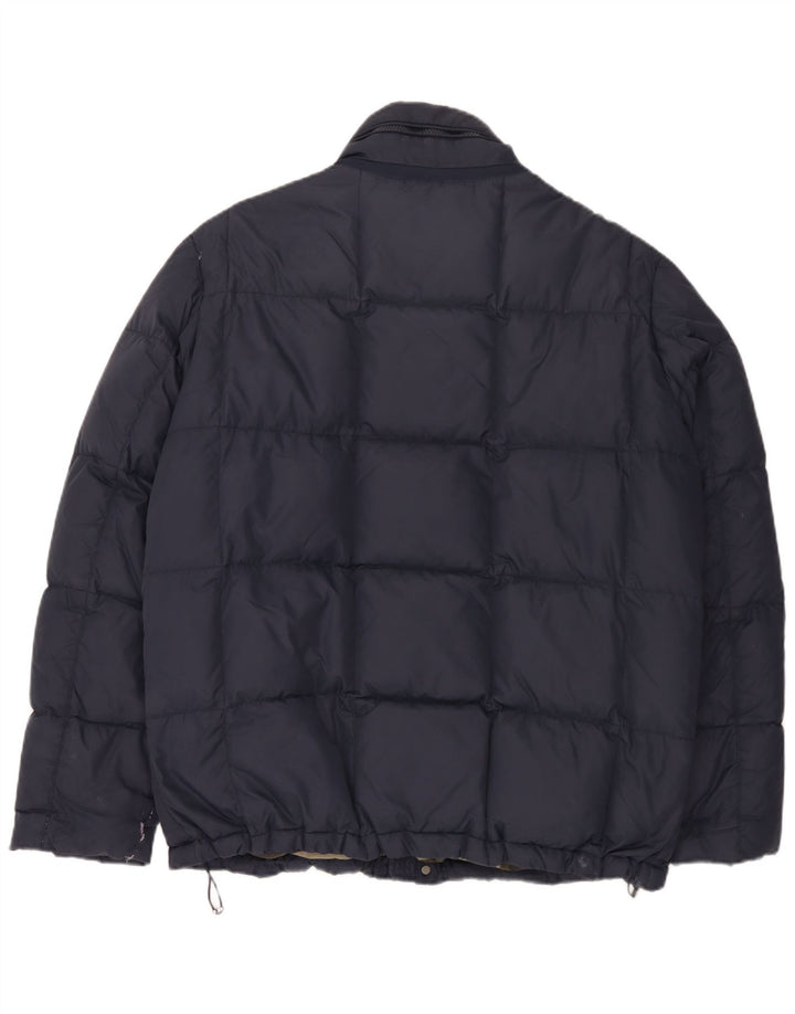 Geox wattierte Herrenjacke mit Kapuze, UK 48 4XL, Marineblau