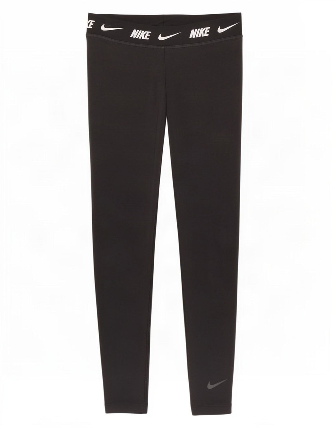 Nike Damen Graphic Leggings UK 16 Large Schwarz Baumwolle