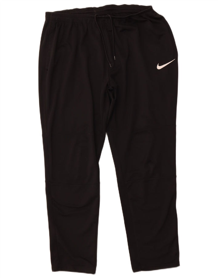 NIKE Herren-Trainingshose XL, schwarzes Polyester