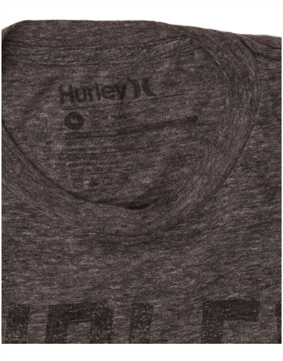 Hurley Herren-T-Shirt mit regulärer Passform, mittelgrau