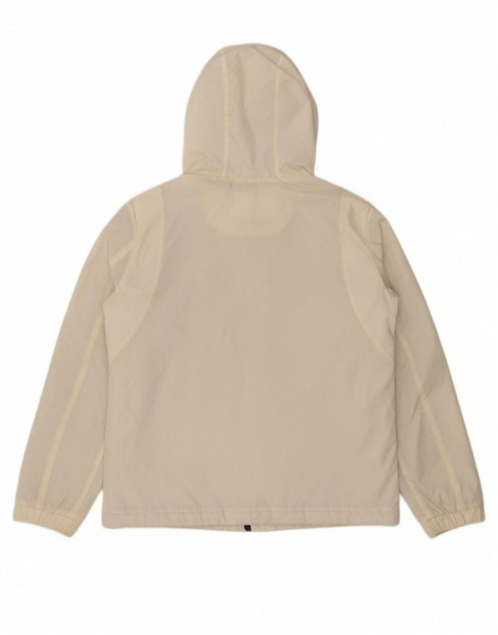 SERGIO TACCHINI Womens Hooded Padded Jacket IT 44 Medium White Polyamide