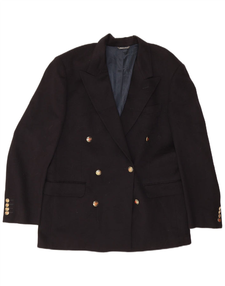 Urbis Herren-Blazer, zweireihig, IT 50, groß, marineblau, Wolle