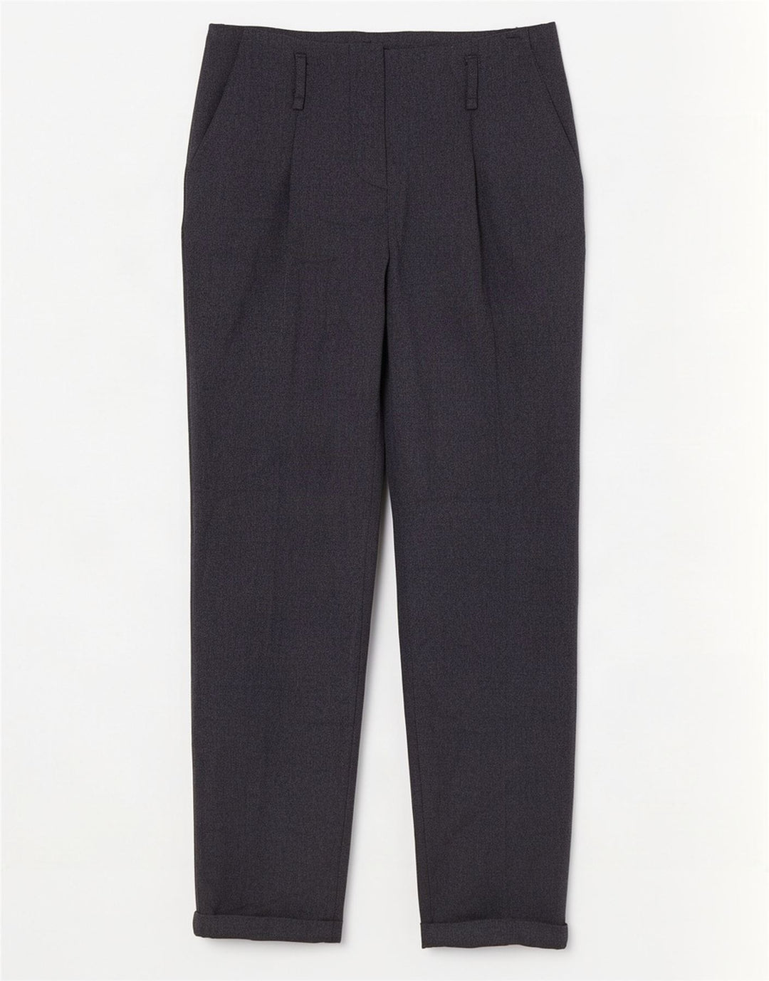 Gerade Chino-Hose für Damen von Zara, Größe S, W26, L28, Marineblau, Polyester
