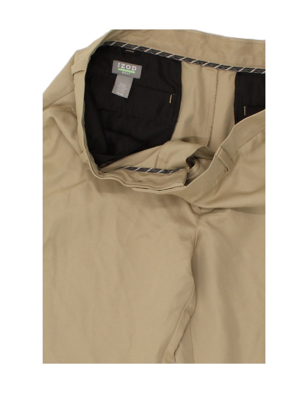 IZOD Mens Straight Chino Trousers W36 L28 Beige Polyester Vintage Izod and Second-Hand Izod from Messina Hembry 