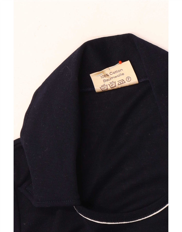 Etienne Aigner Herren Poloshirt IT 50 Medium Marineblau Baumwolle