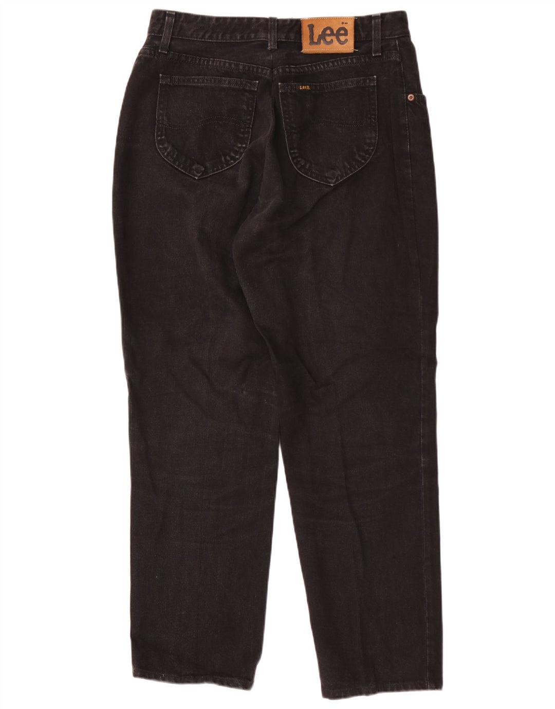 Lee Herren Tapered Jeans W36 L31 Schwarze Baumwolle