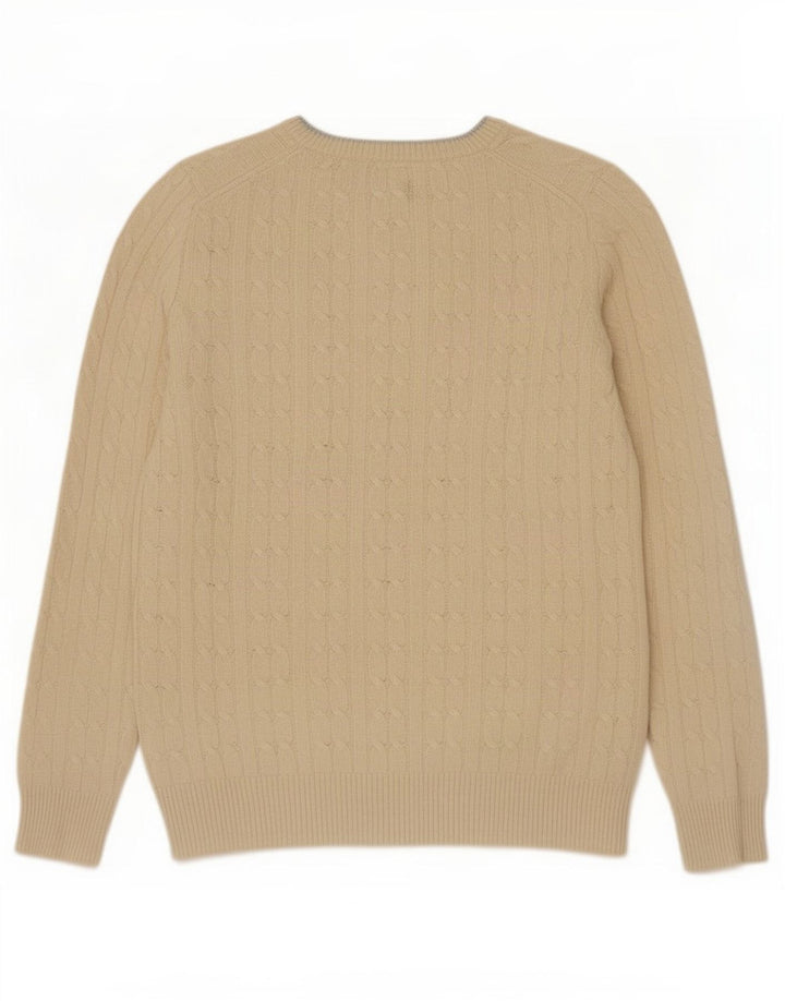 Jack Wills Damen-Pullover mit U-Boot-Ausschnitt, Gr. 12, Mittel, gebrochenes Weiß