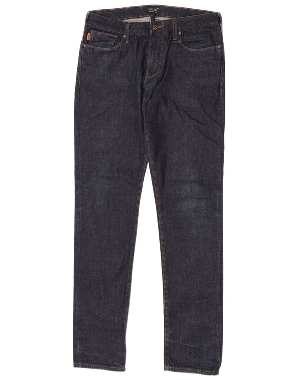 Armani Herren Slim Jeans W31 L33 Marineblaue Baumwolle