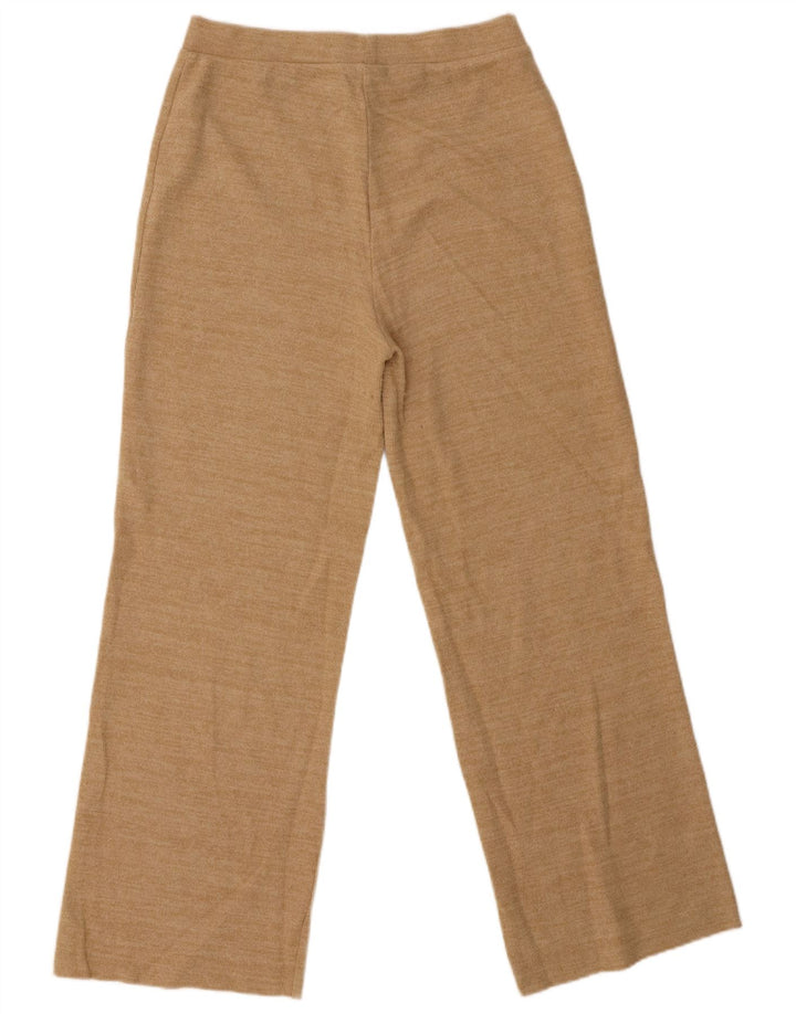 Zara Damen-Trainingshose, UK 12, mittelbeige Baumwolle