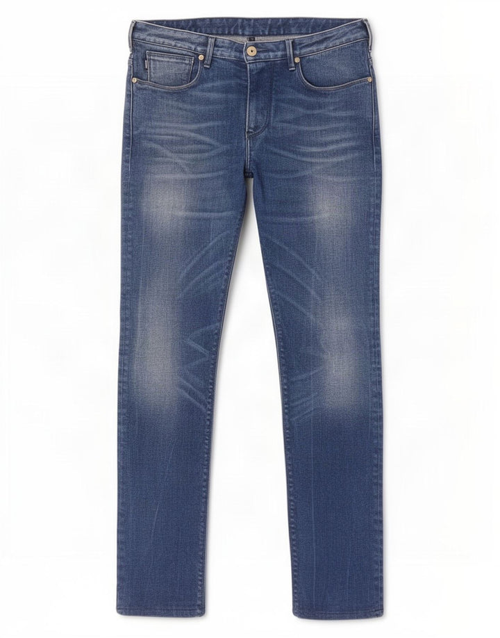 Armani Herren Slim Jeans W30 L30 Blaue Baumwolle