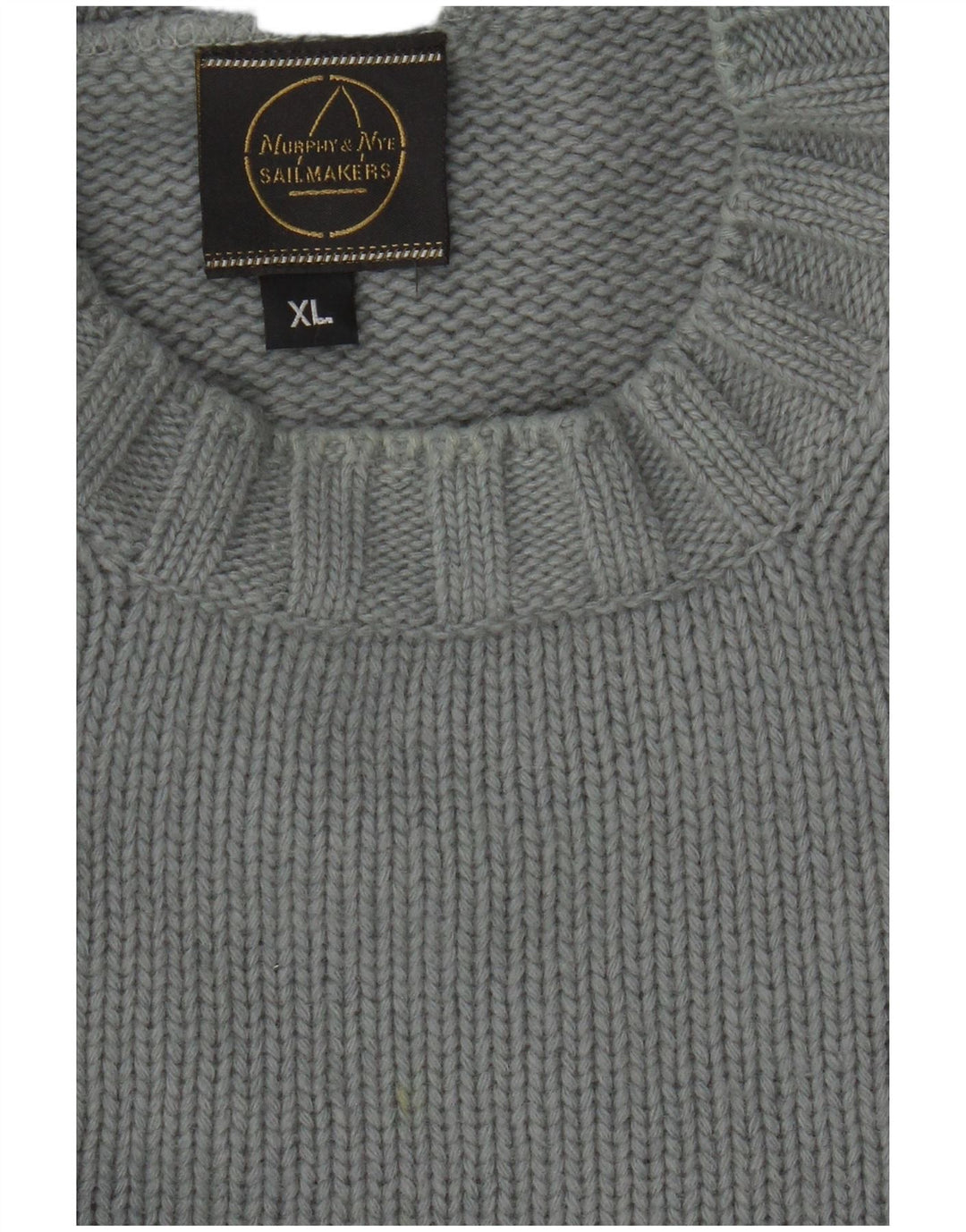 Murphy & Nye Herren-Pullover mit Rundhalsausschnitt, XL, Grau