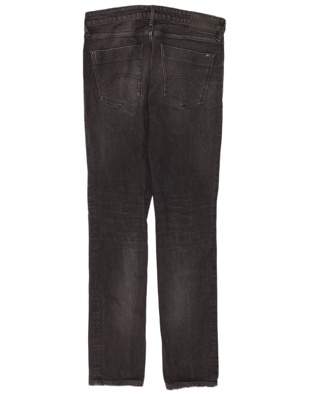 Tommy Hilfiger Herren Slim Jeans W33 L34 Graue Baumwolle