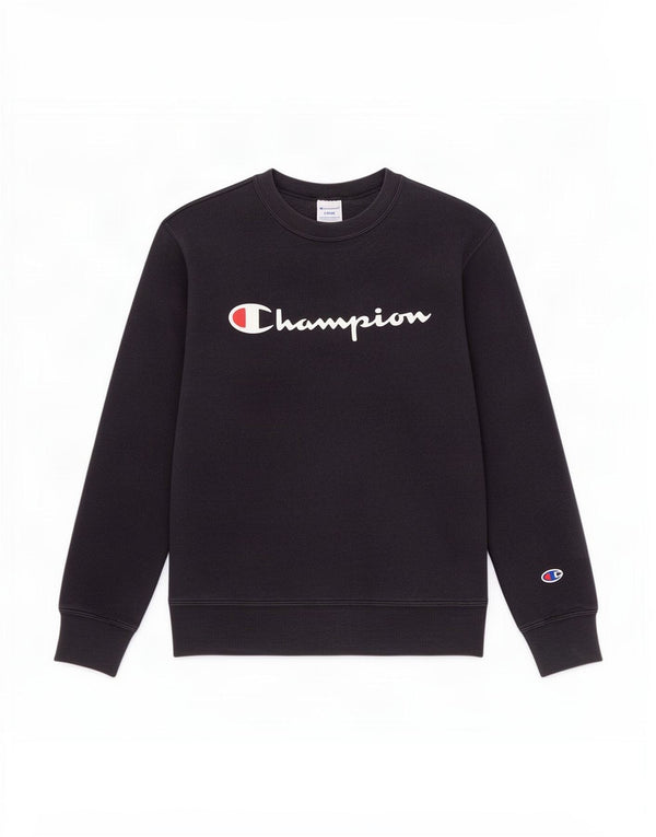 Champion Damen Grafik-Sweatshirt-Pullover UK 16 Large Marineblau