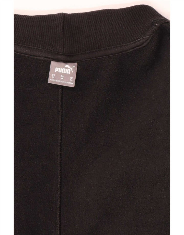Puma Damen Sweatshirt Pullover UK 14 Medium Schwarz