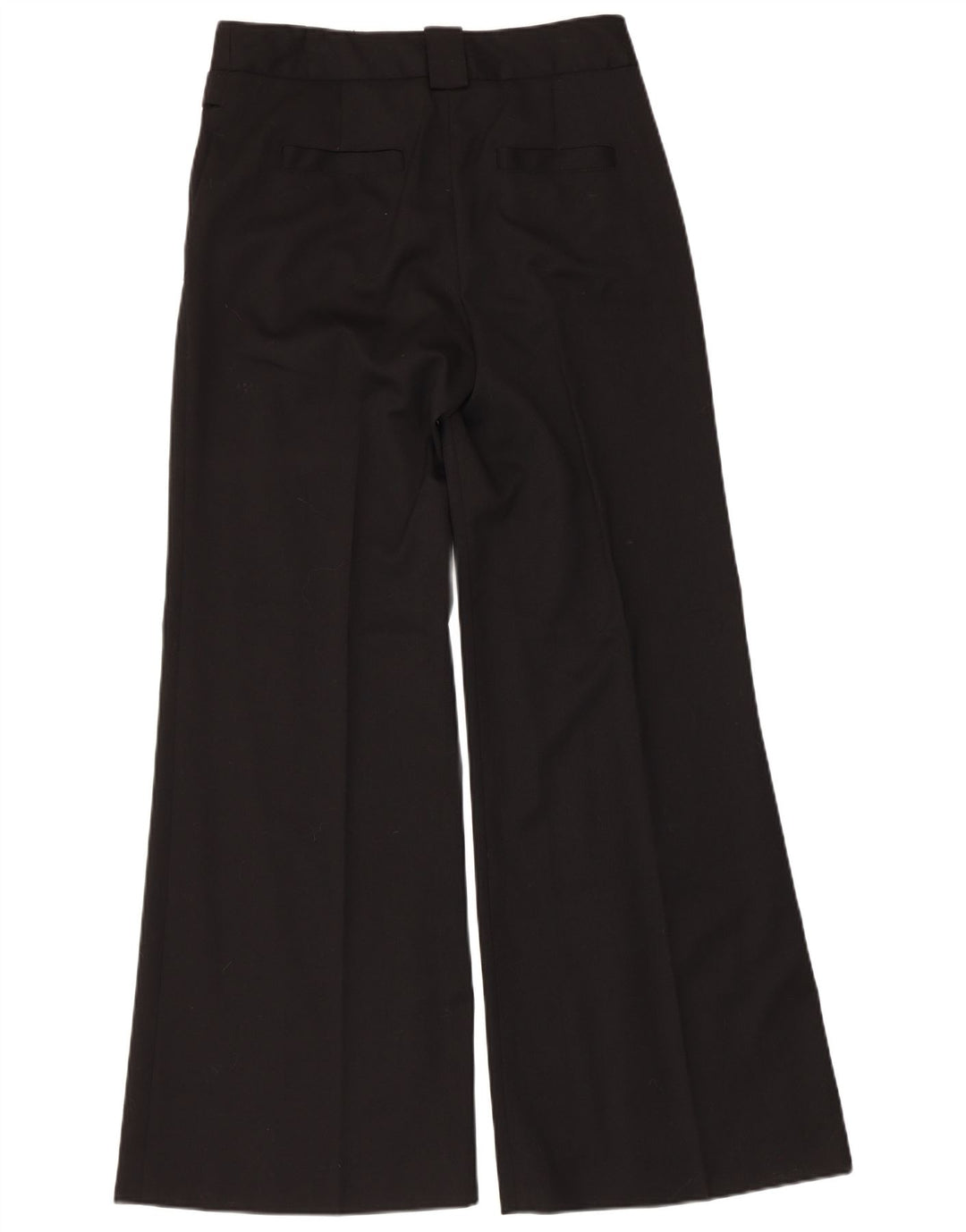 Zara Damen Flare Chino Hose EU 40 Medium W30 L32 Schwarz