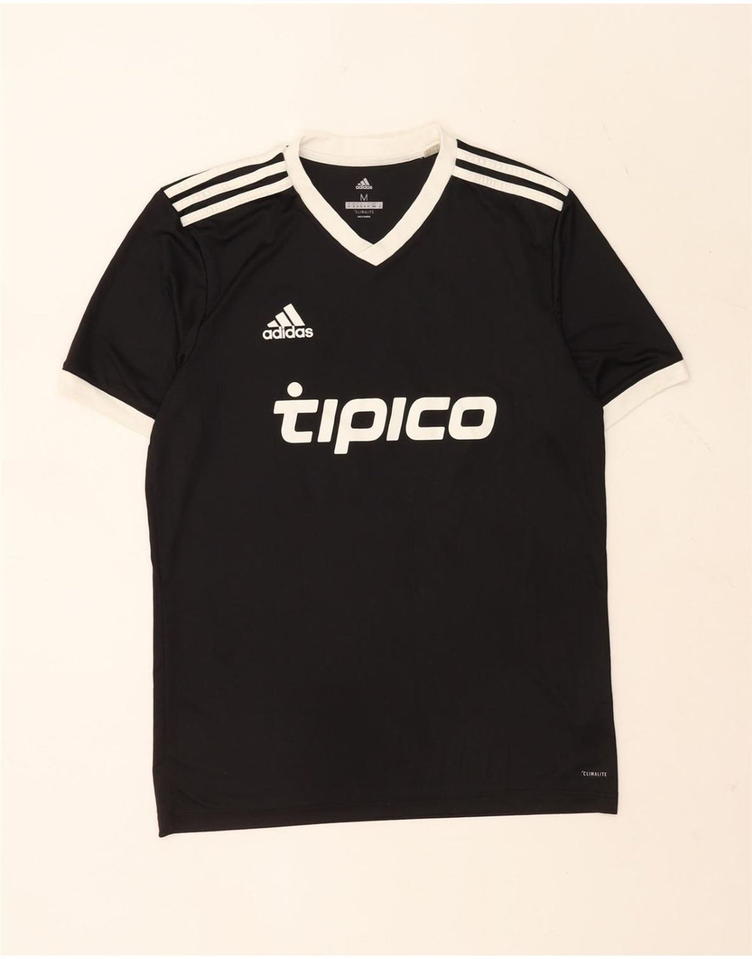 Adidas Herren Grafik T-Shirt Top Medium Schwarz Polyester Sport