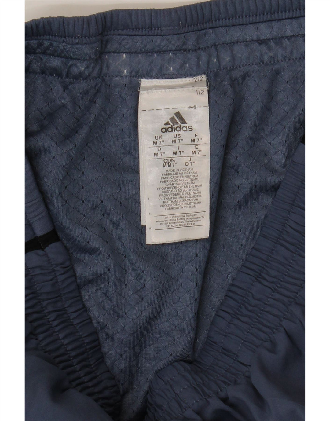 ADIDAS Herren Climacool Sport Shorts Mittelblaues Colourblock-Polyester