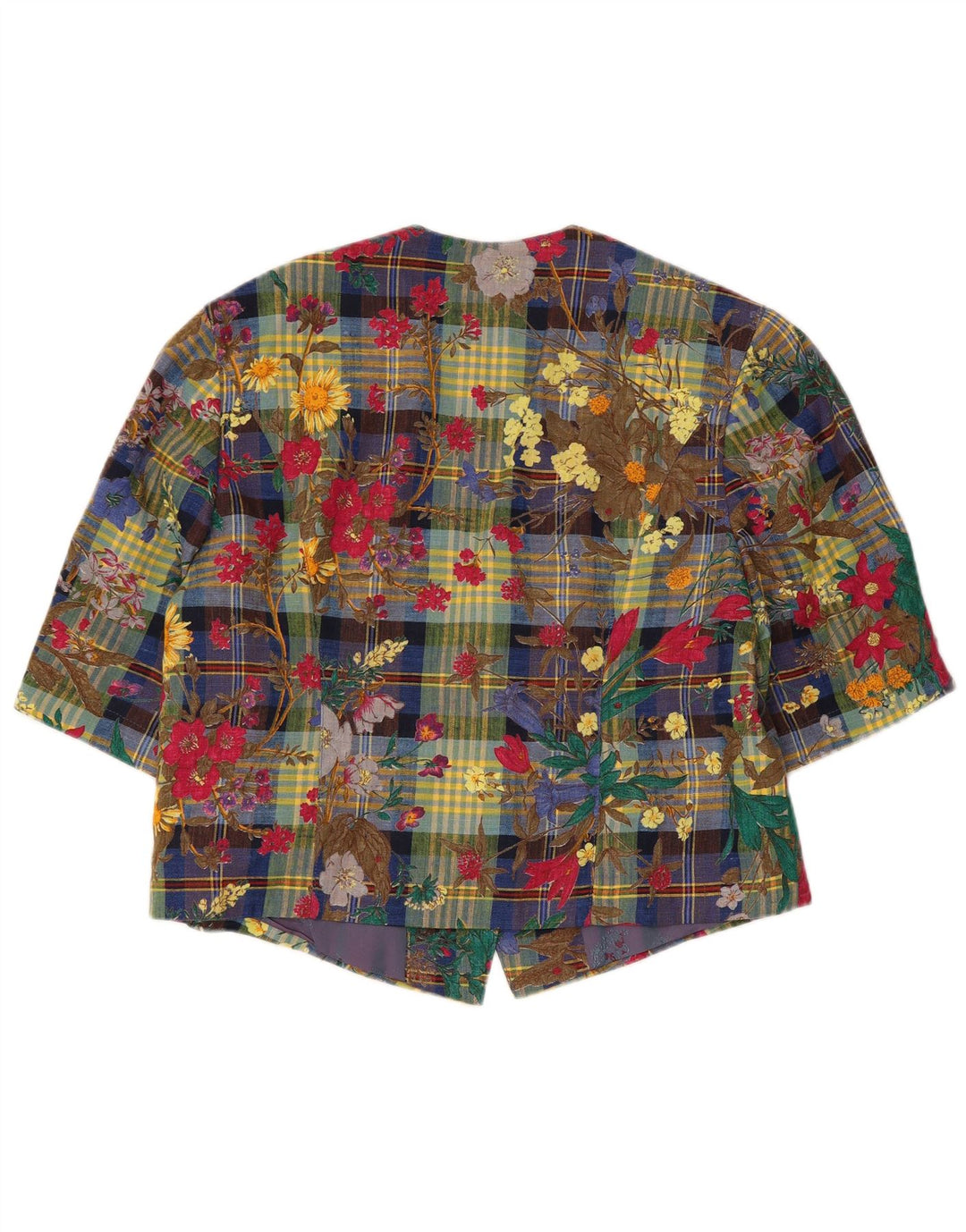 JULIUS LANG Damen 4-Knopf-Blazerjacke EU 40 Mittel Mehrfarbig