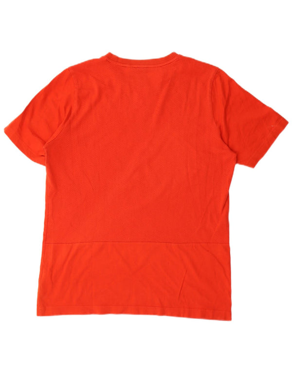 ADIDAS Jungen Grafik T-Shirt Top 15-16 Jahre Orange Baumwolle