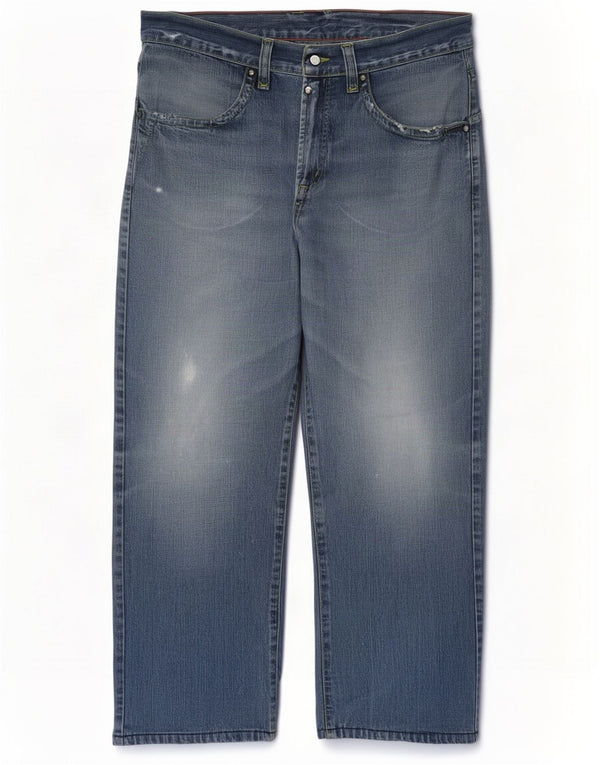 Carrera Damen Straight Jeans W38 L29 Blaue Baumwolle