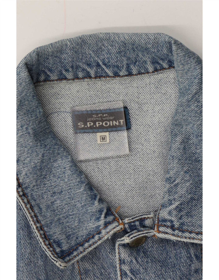 Vintage Herren Jeansjacke UK 38 Mittelblau