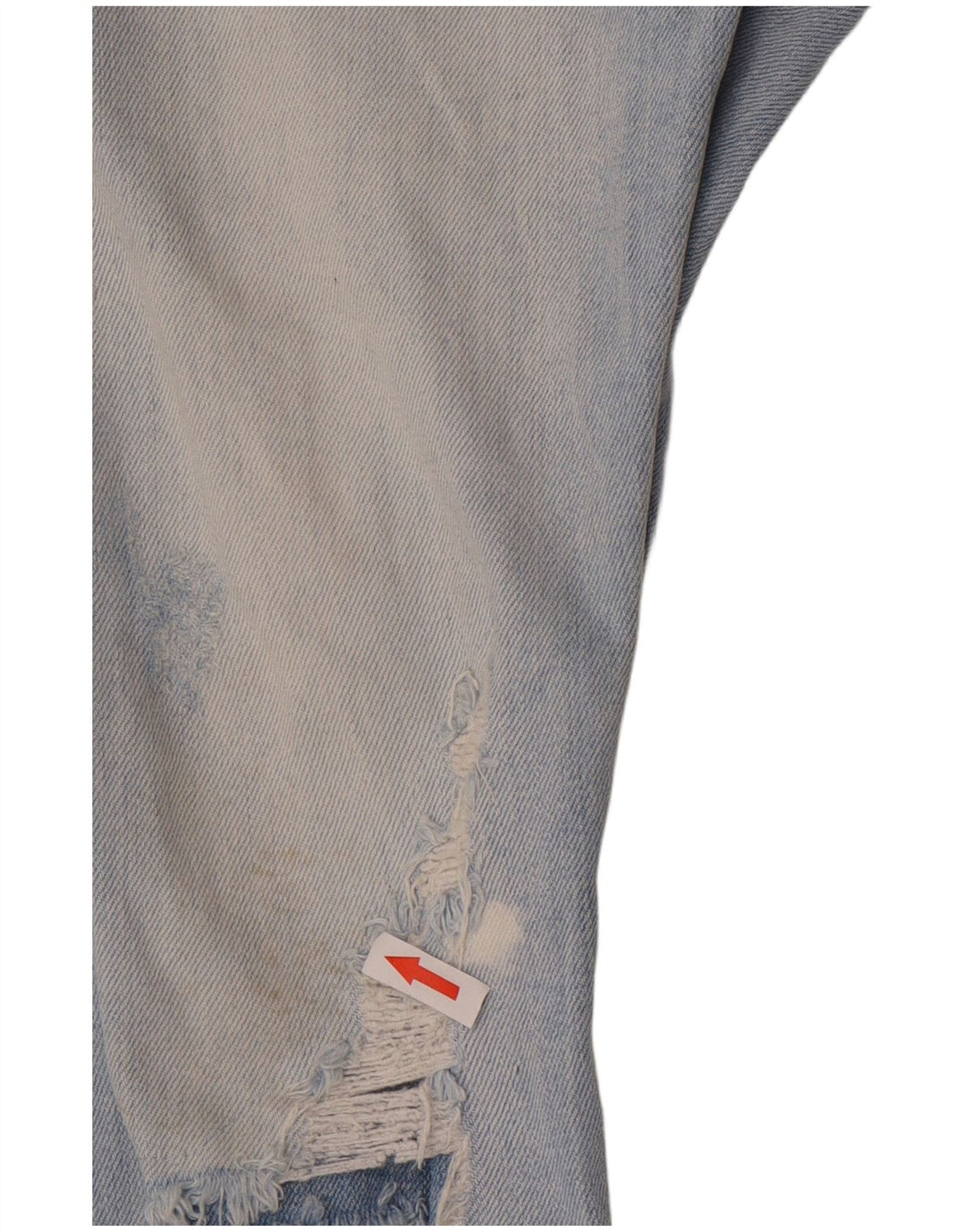 Zara Herren Distressed Slim Jeans EU 42 Large W32 L26 Blau