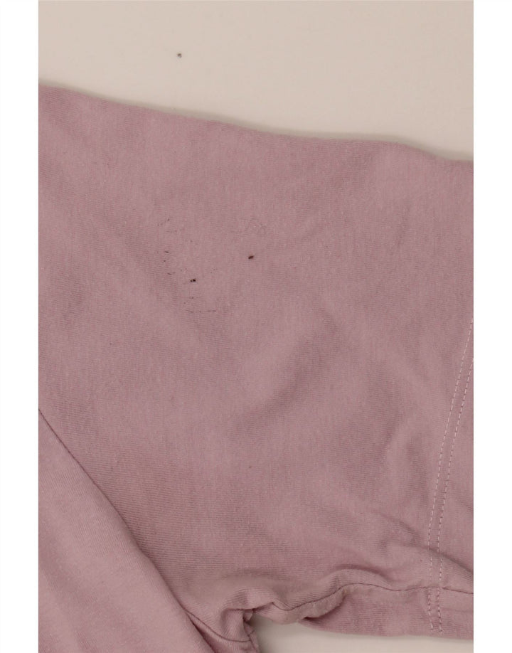 LEVI'S Womens Graphic T-Shirt Top UK 12 Medium Pink Cotton Vintage Levi's and Second-Hand Levi's from Messina Hembry 