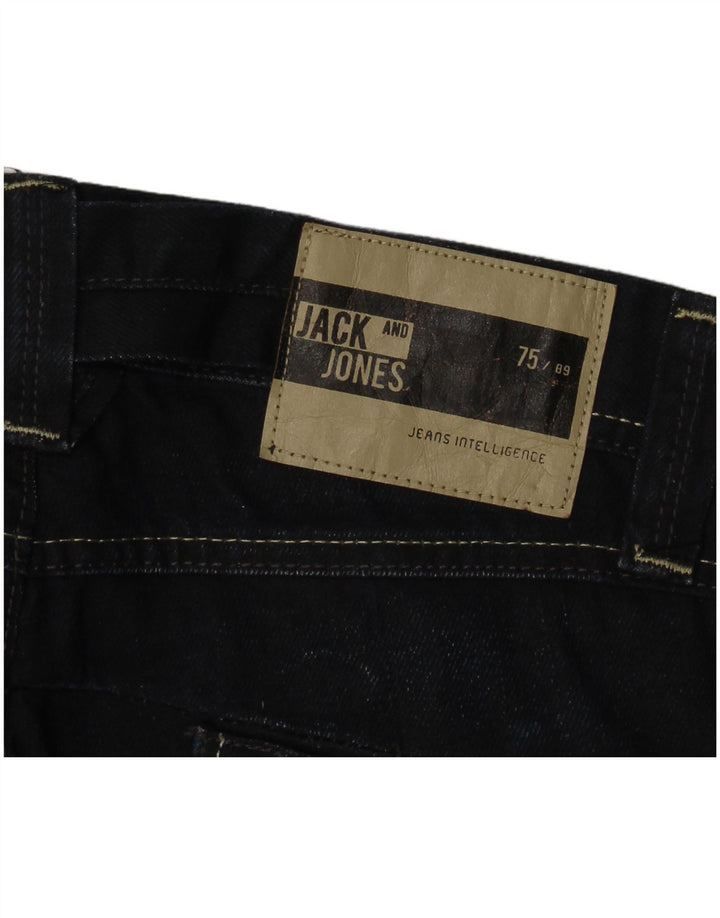 Jack & Jones Herren Graphic Straight Jeans W32 L34 Marineblau