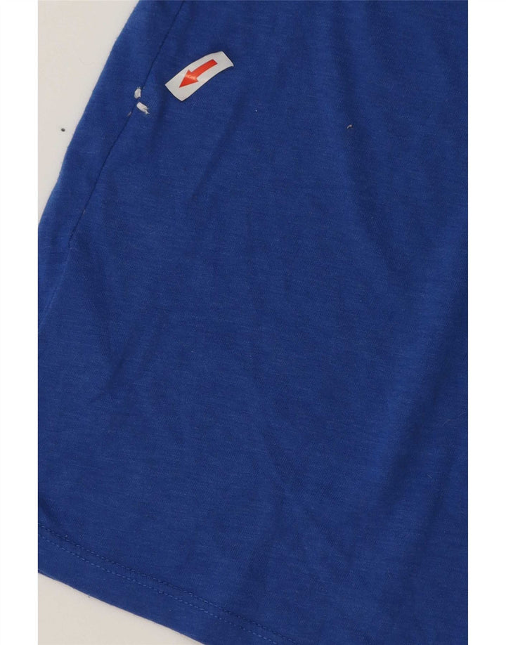 Nike Herren Athletic Cut Graphic T-Shirt Top XL Blau Polyester
