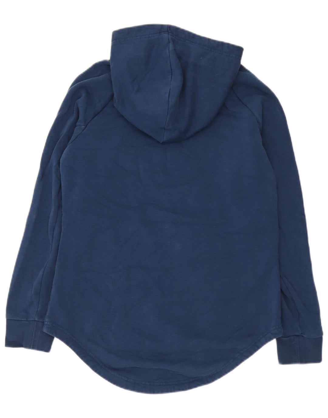 Adidas Herren Graphic Hoodie Pullover mittelblaue Baumwolle